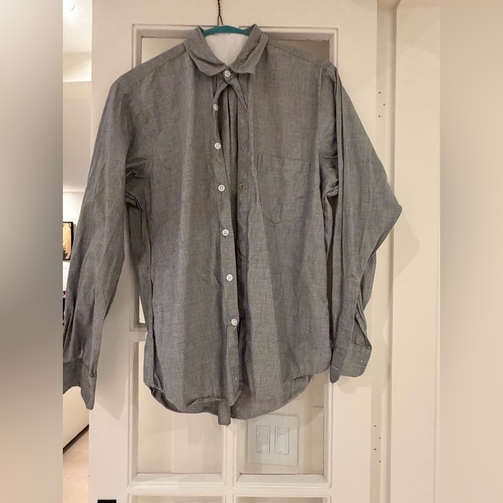Steven Alan Men's Gray Button Down